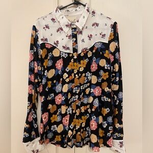 Cotton Rye Pearl snap shirt